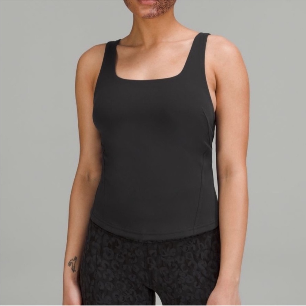 Lululemon black instill tank NWT